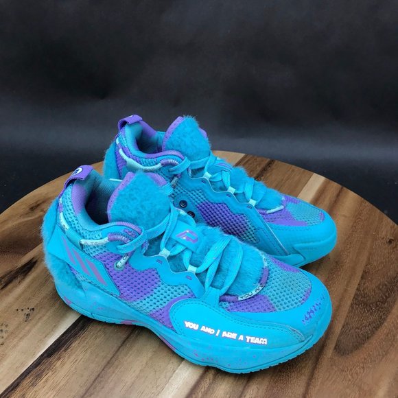 adidas Other - Adidas Shoes Adidas Monsters Inc. X Dame 7 Extply 'Sulley' Shoes Little Kids 2